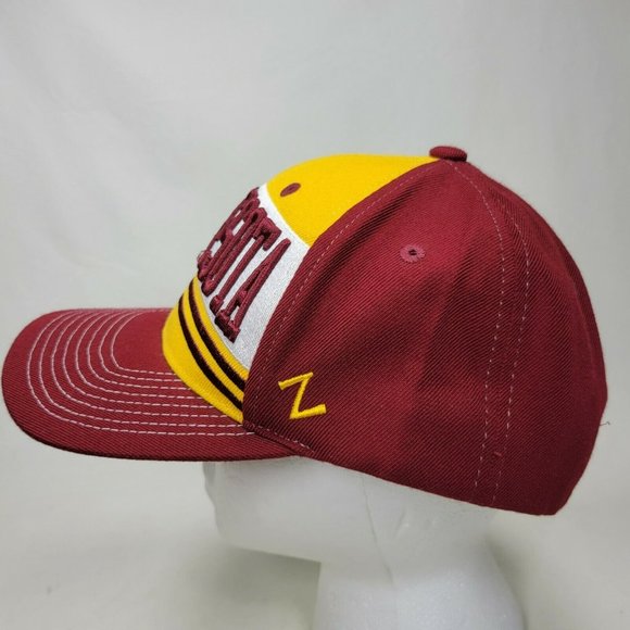 Minnesota Golden Gophers Snap Back Hat Spellout Zephyr NWT - Picture 2 of 7